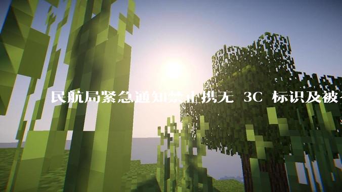 民航局紧急通知禁止携无 3C 标识及被召回的充电宝乘境内航班，无 3C 标识充电宝有哪些安全隐患？